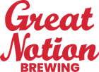 Great Notion Brewing in Red Letters