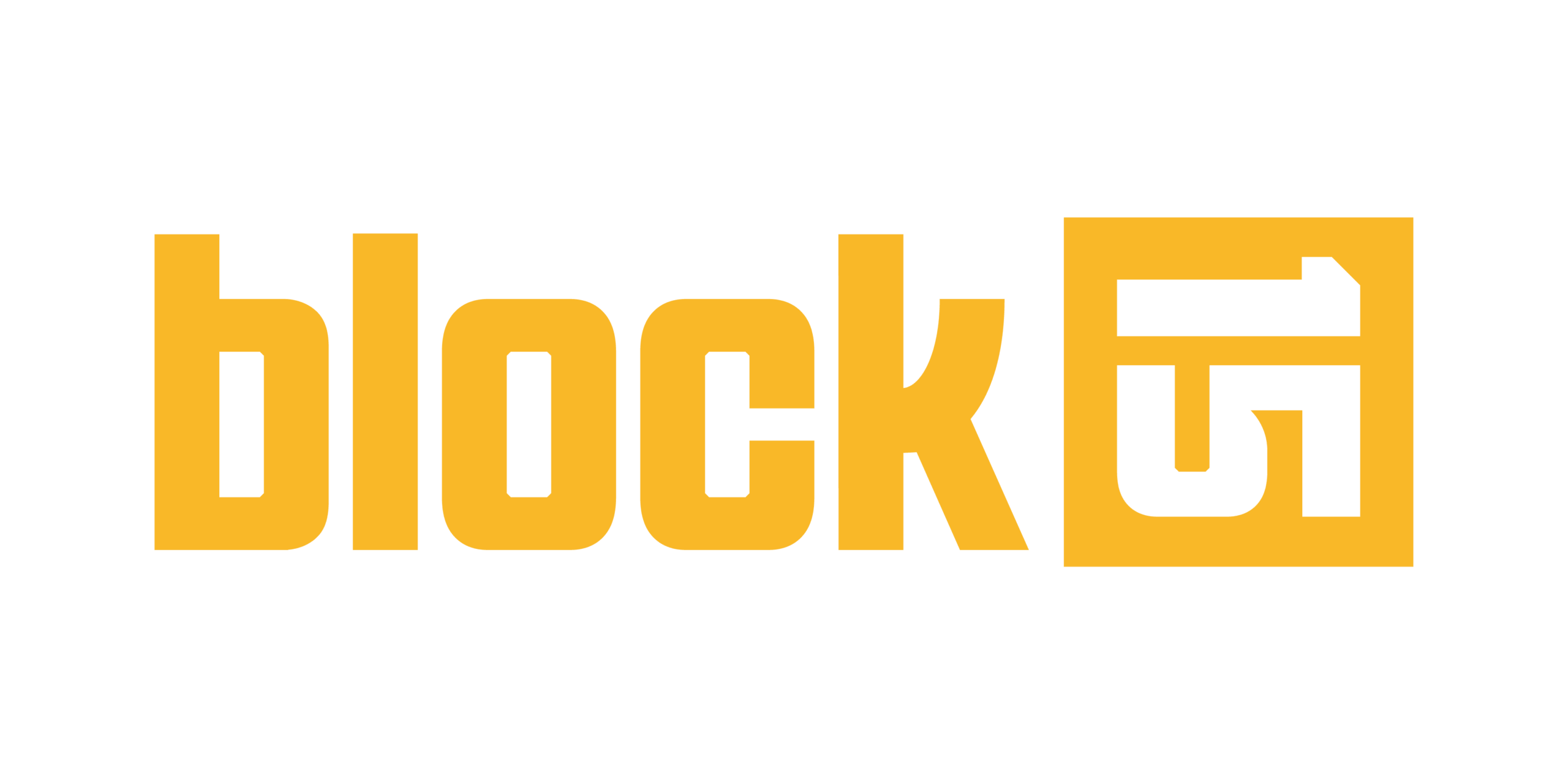 Block 15 yellow and white logo