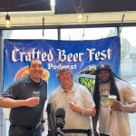Porkchop from Cookin' Country and Solid Rock 101.5 The Blitz on the crafted beer fest podcast