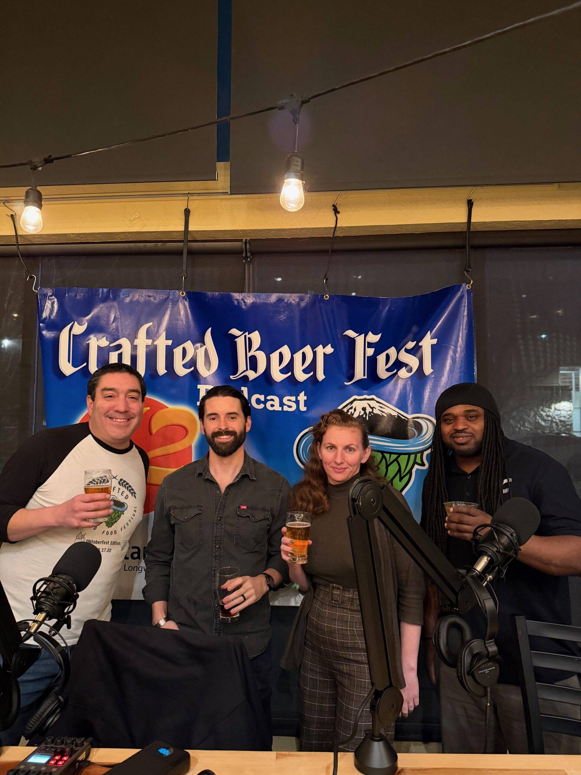 Broad strokes project Ariel Large and Jacob Greenslade joined us on the Crafted Beer fest podcast